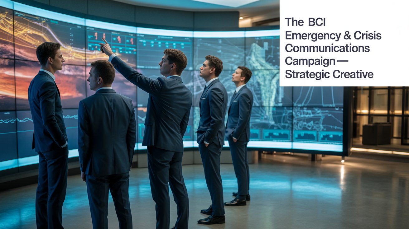 The BCI Emergency & Crisis Communications Campaign—Strategic Creative